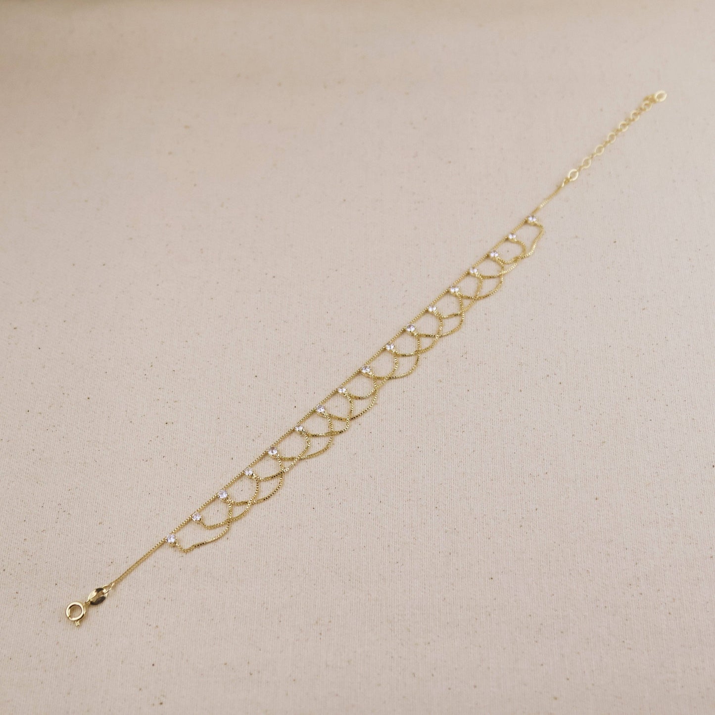 Chevillère Bali en or rempli 18 carats