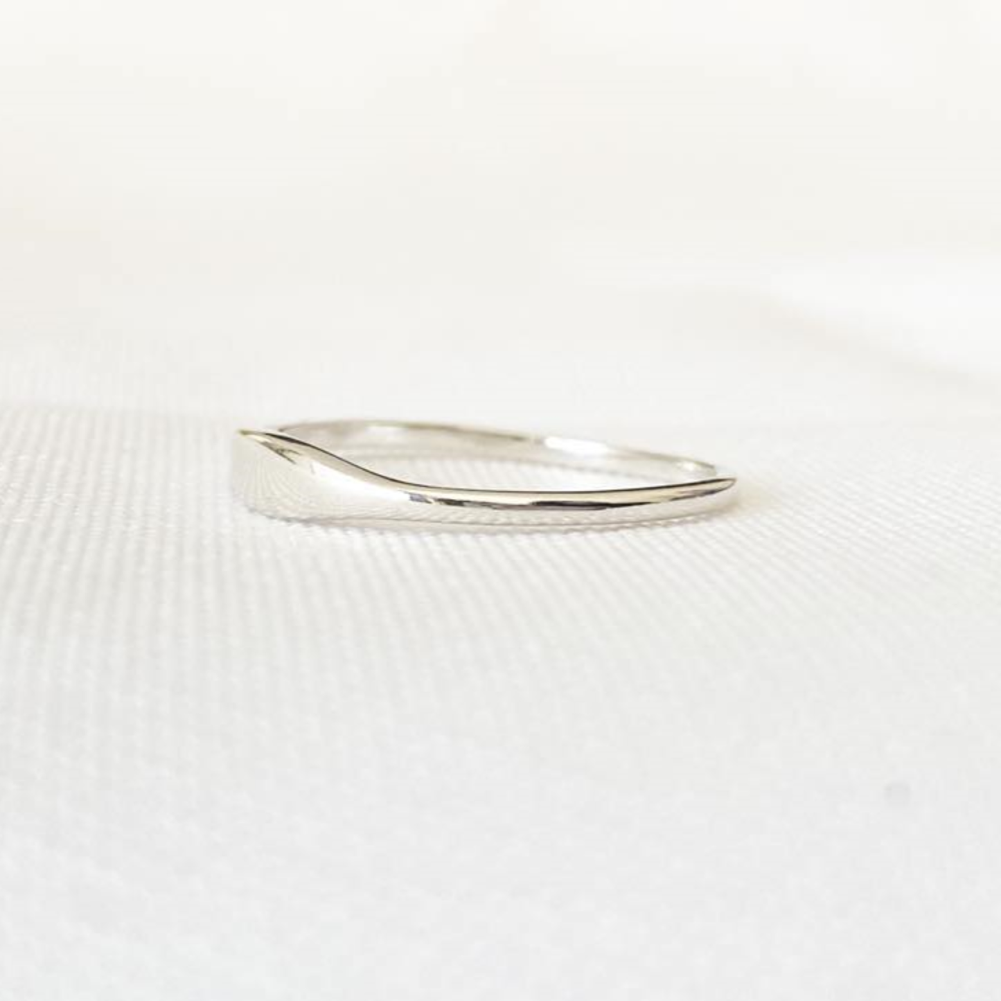Bague minimaliste FLOW - Argent Sterling 925