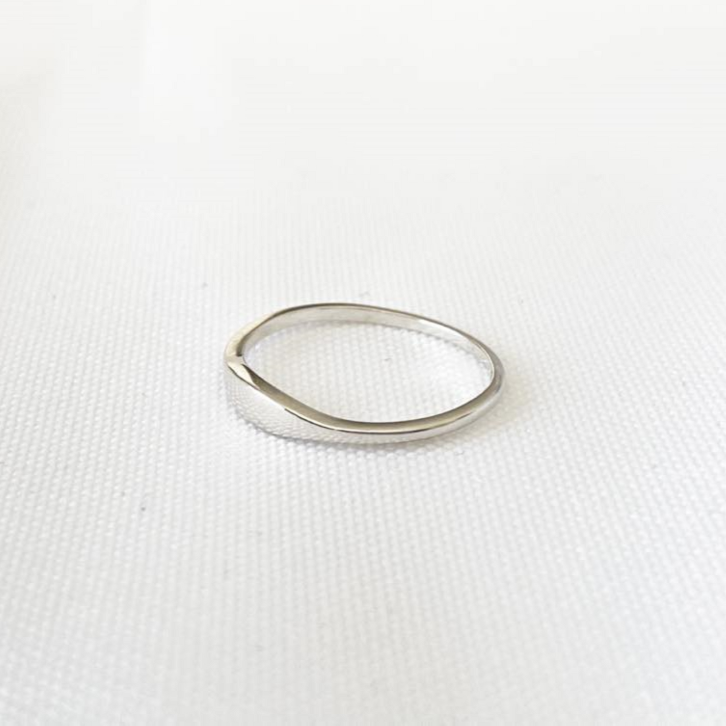 Bague minimaliste FLOW - Argent Sterling 925