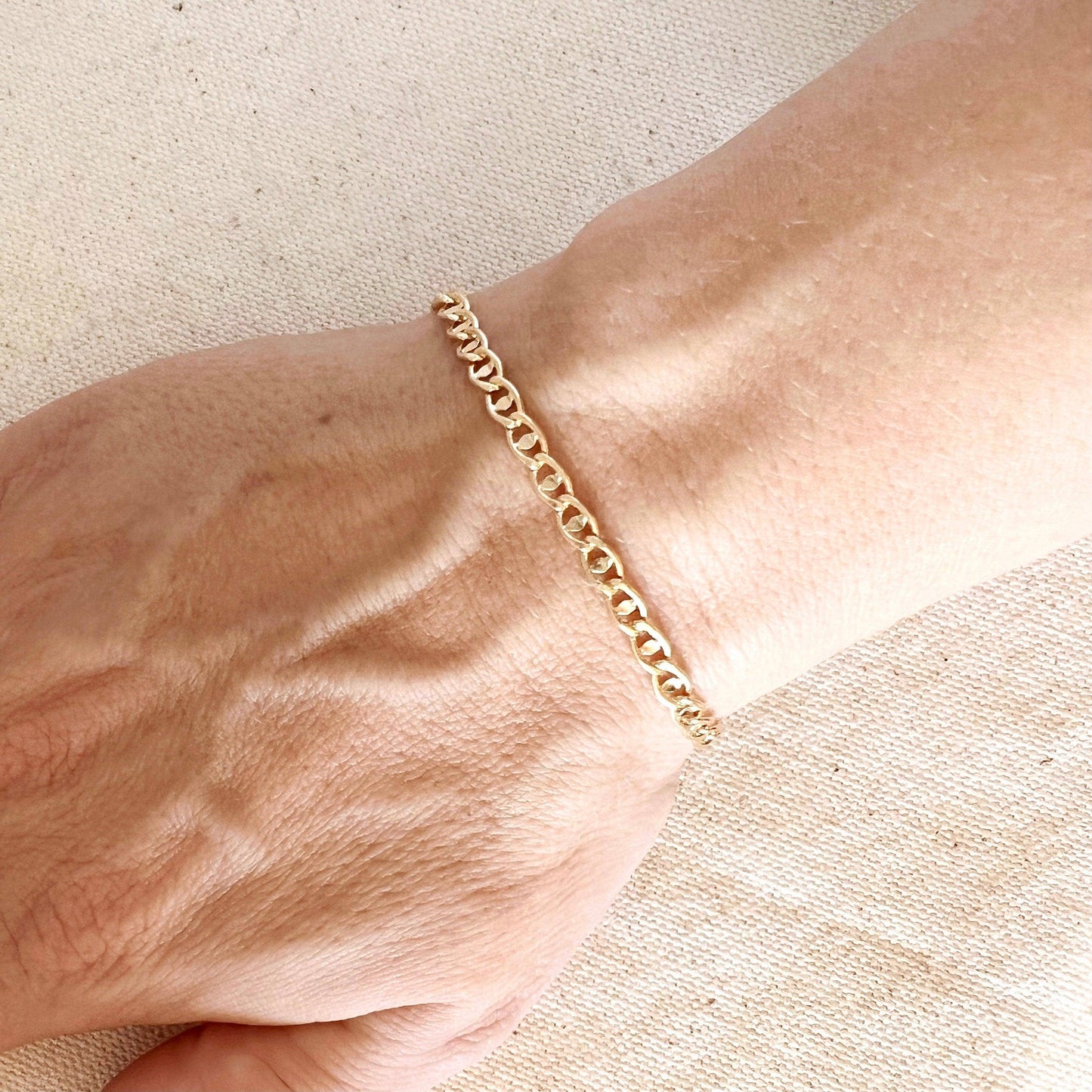 Bracelet en or 18 carats Fancy Mariner