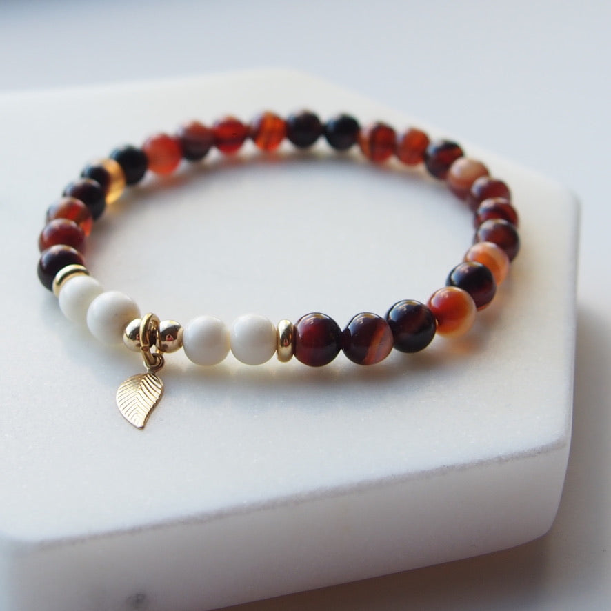 Madagascar agate bracelet
