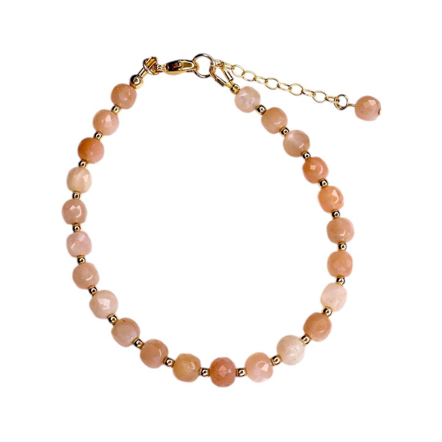Bracelet pierre de lune et or