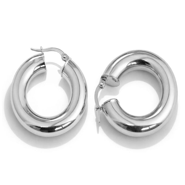 Boucles d'oreilles Hoops de 20 mm en argent sterling