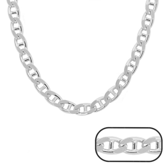 Chaîne mailles Marine en argent sterling ou or rempli