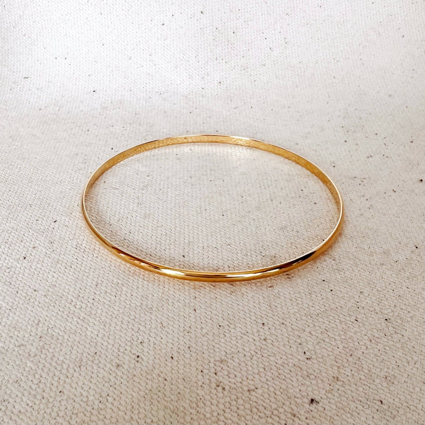 Bracelet jonc classique en or rempli 18 carats