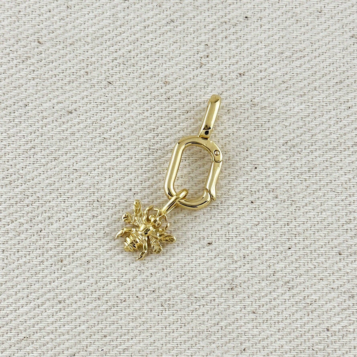 Collier Abeille Reine en Or rempli