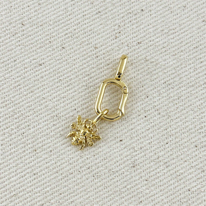 Collier Abeille Reine en Or rempli