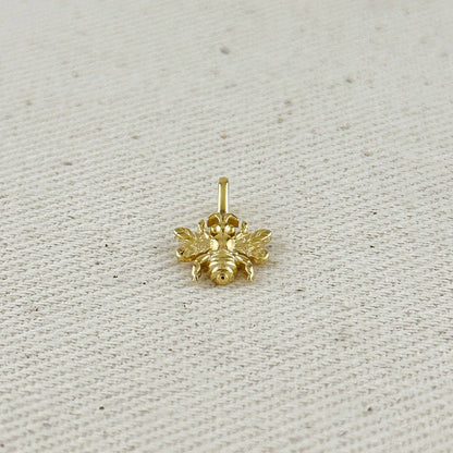 Collier Abeille Reine en Or rempli
