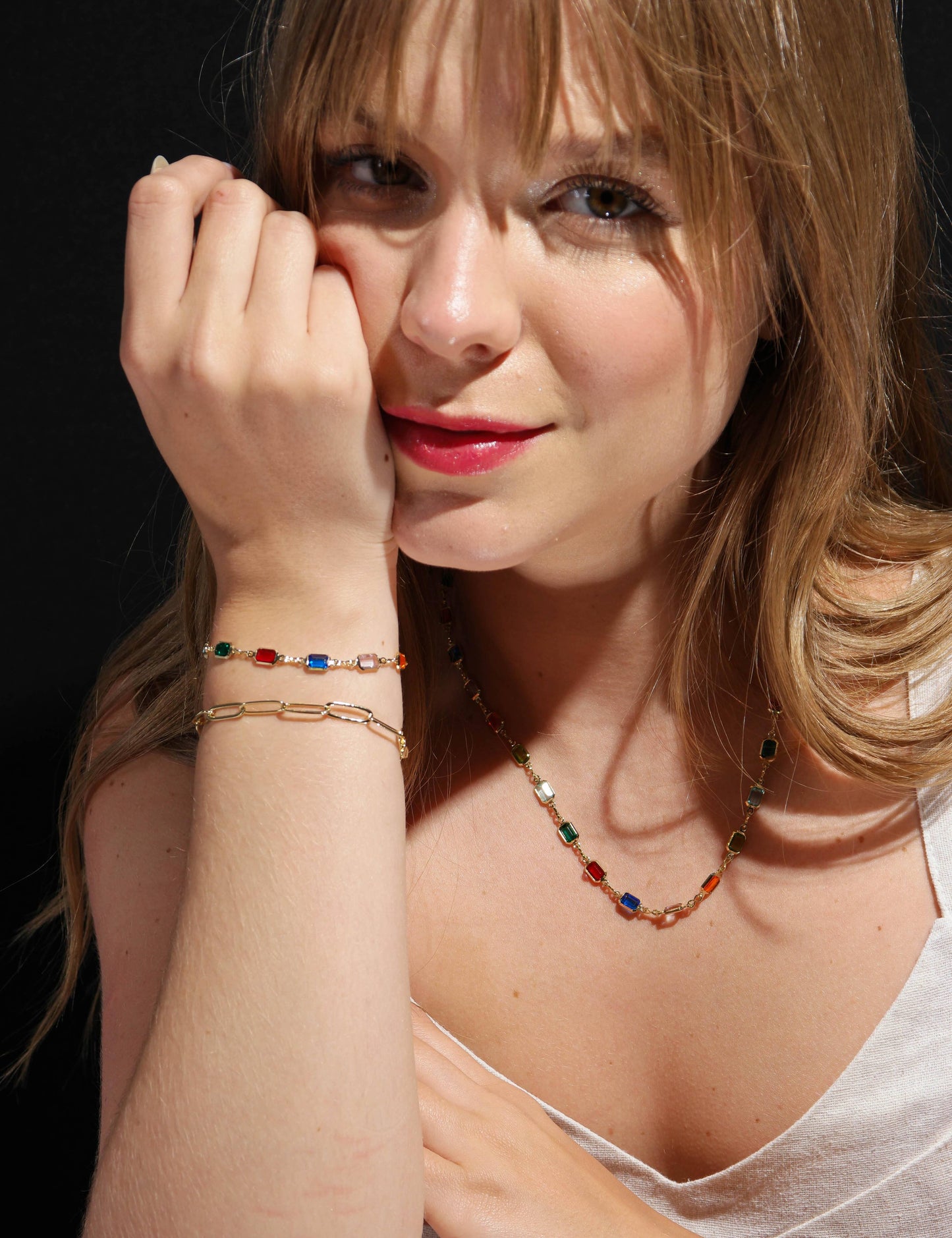 Collier multicolore