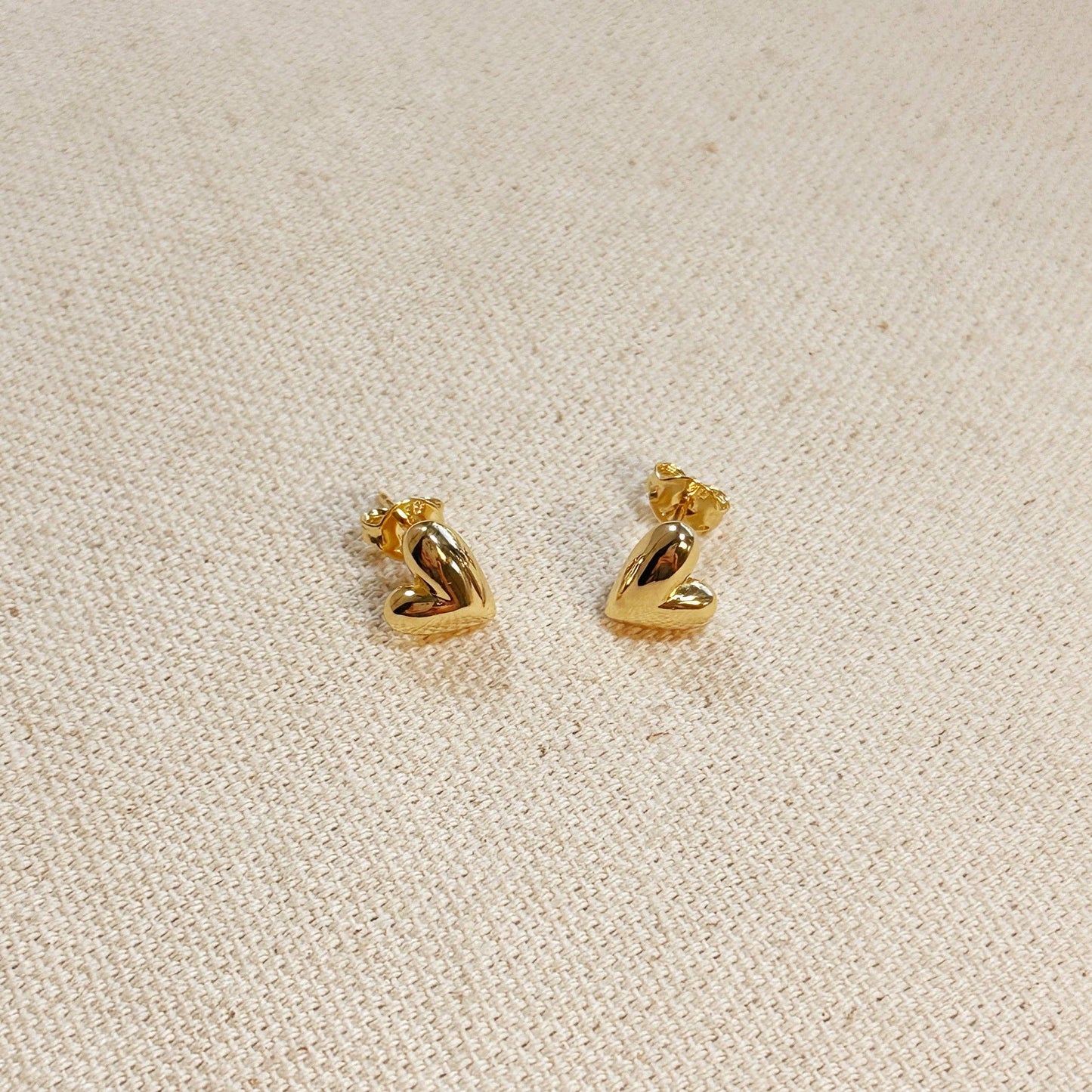 Boucles d’oreilles cœurs asymétriques