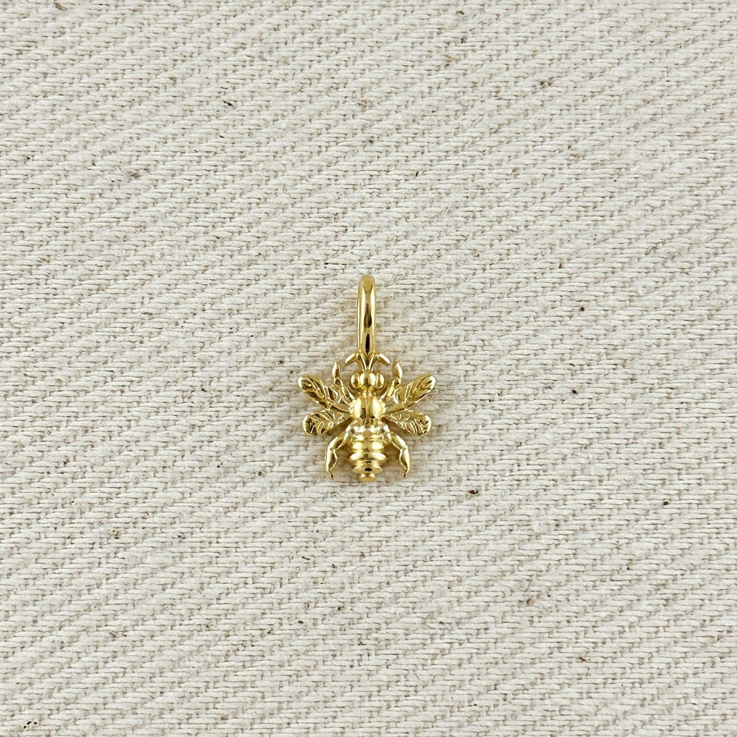 Collier Abeille Reine en Or rempli