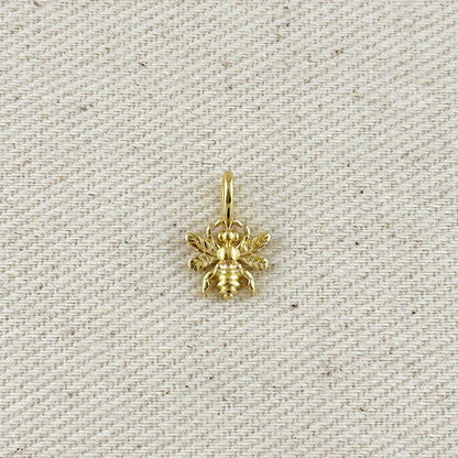 Collier Abeille Reine en Or rempli