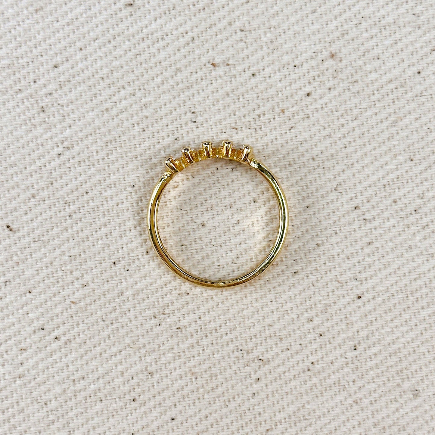 Bague Marquise CZ remplie en or 18 carats