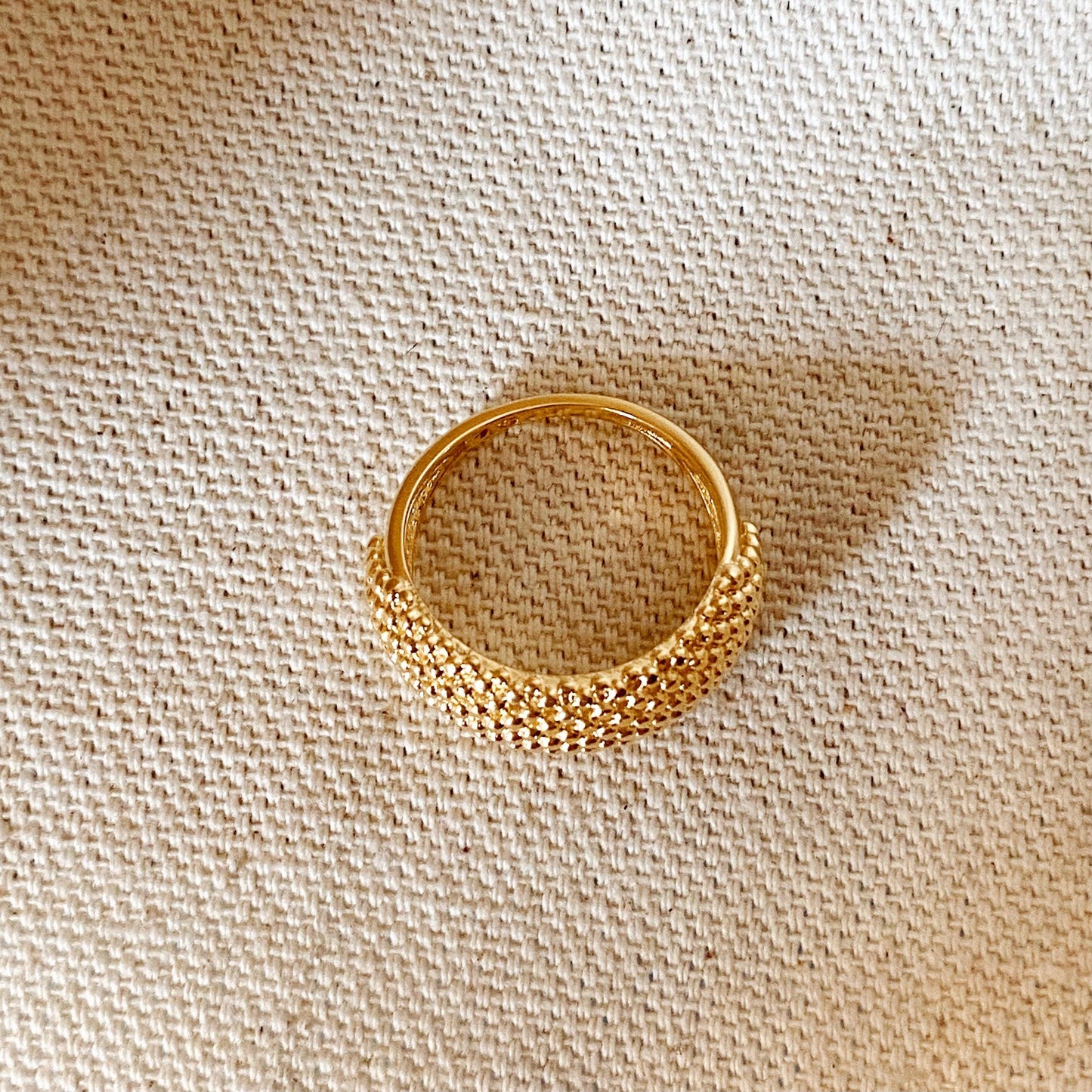 Bague en grappe de perles en or 18 carats