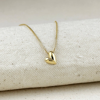 Collier avec chaîne en or et pendentif Cœur Irrégulier