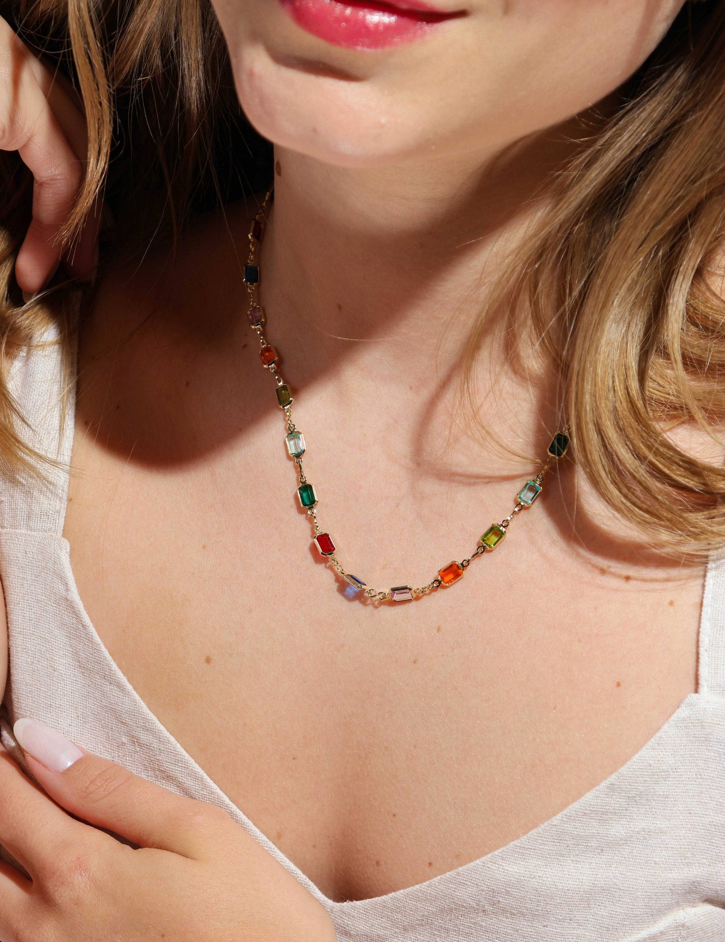 Collier multicolore