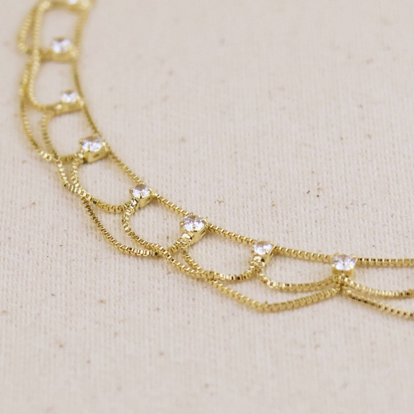 Chevillère Bali en or rempli 18 carats