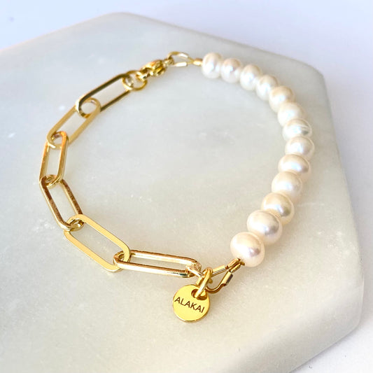 Bracelet perle d'eau douce