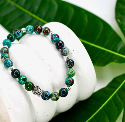 Chrysocolla bracelet