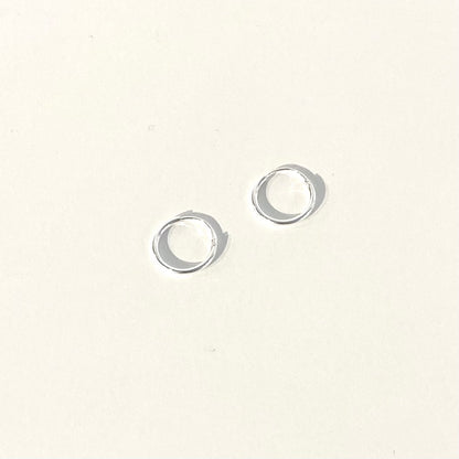 Boucles d'oreilles dormeuses en argent sterling