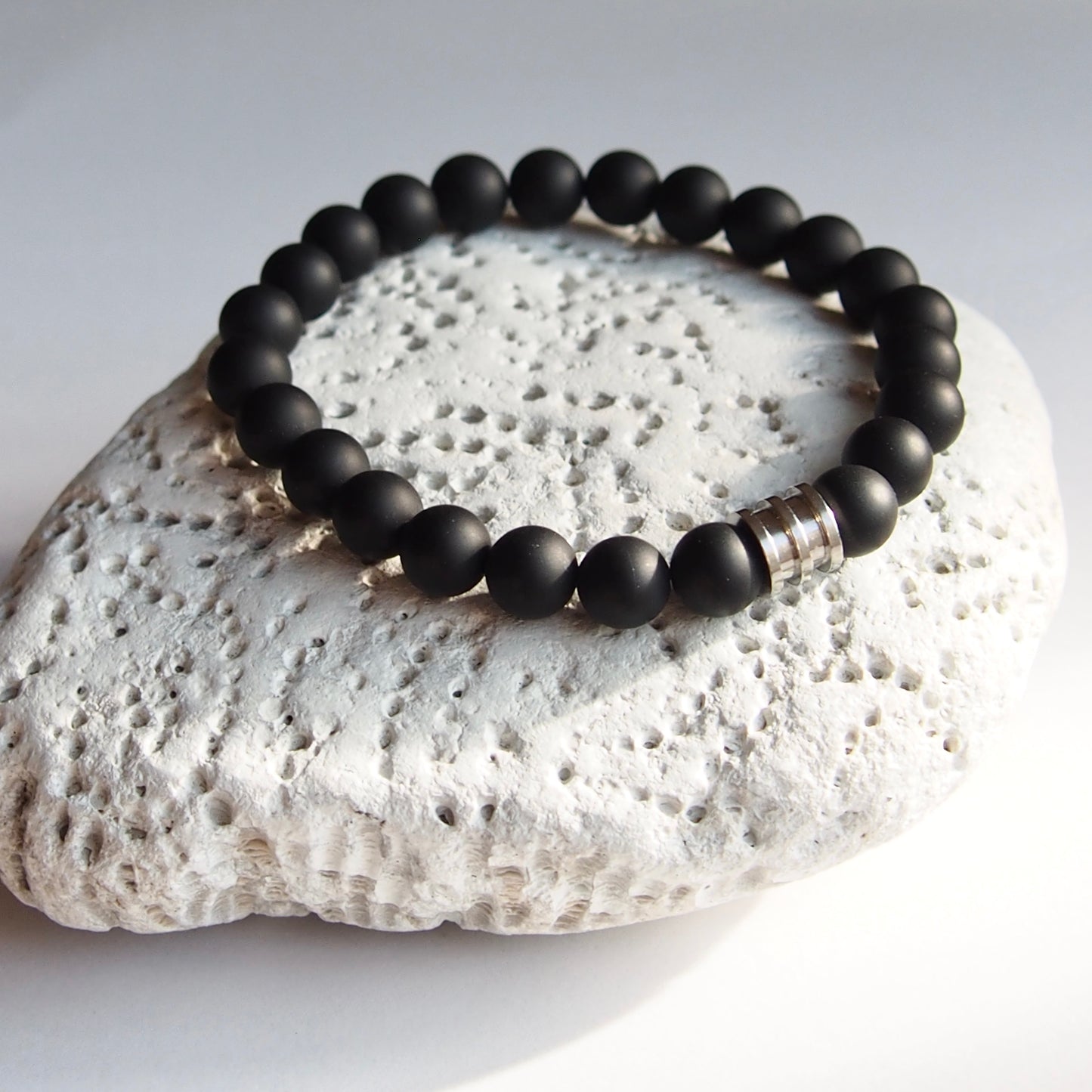 Bracelet onyx mat