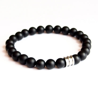 Bracelet onyx mat