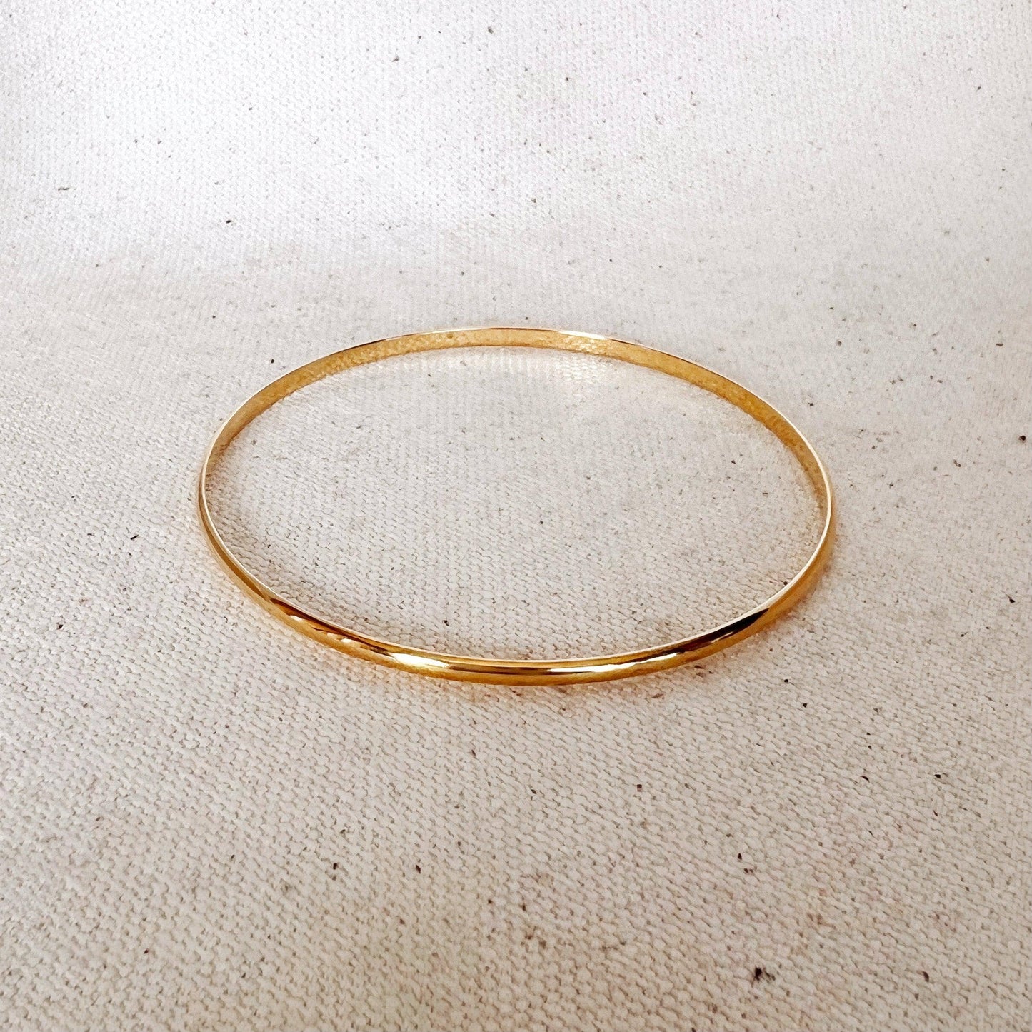 Bracelet jonc classique en or rempli 18 carats