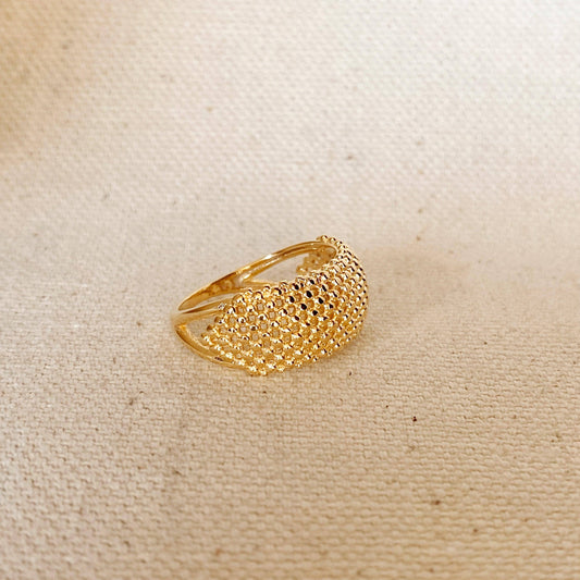 Bague en grappe de perles en or 18 carats