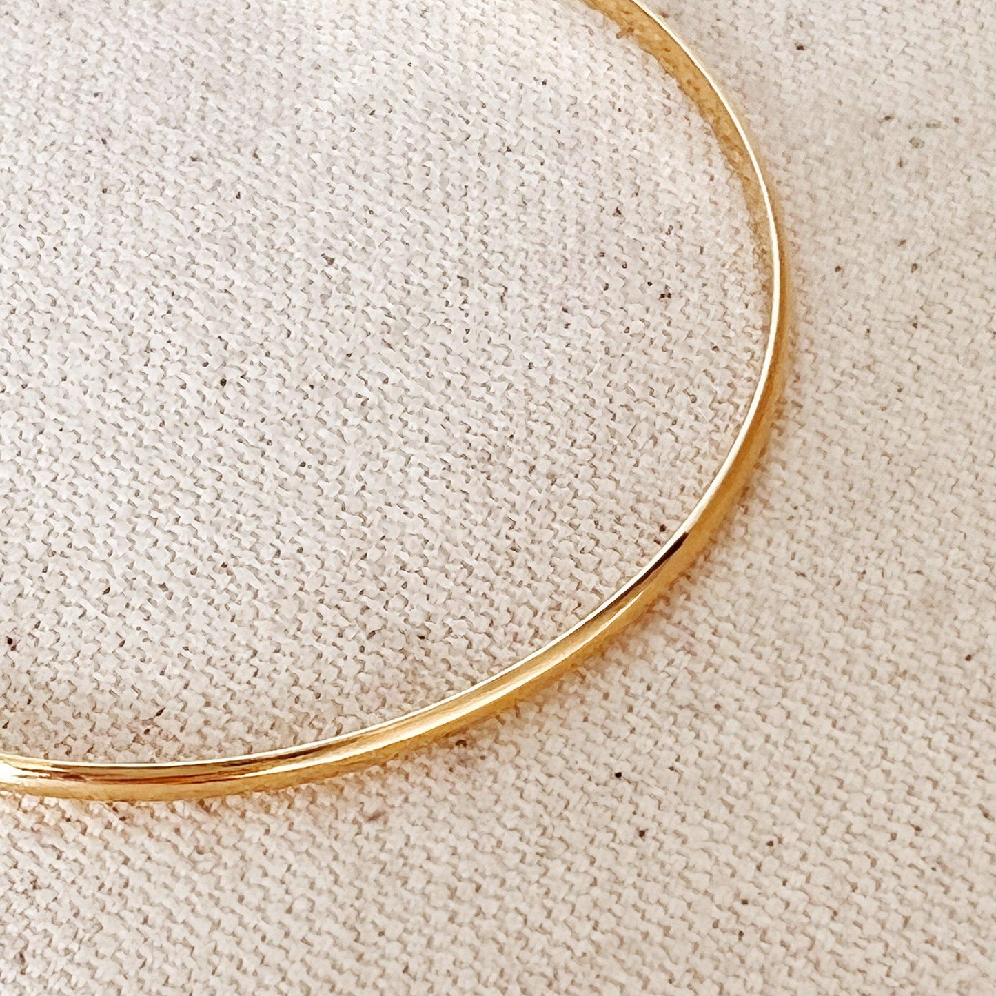 Bracelet jonc classique en or rempli 18 carats