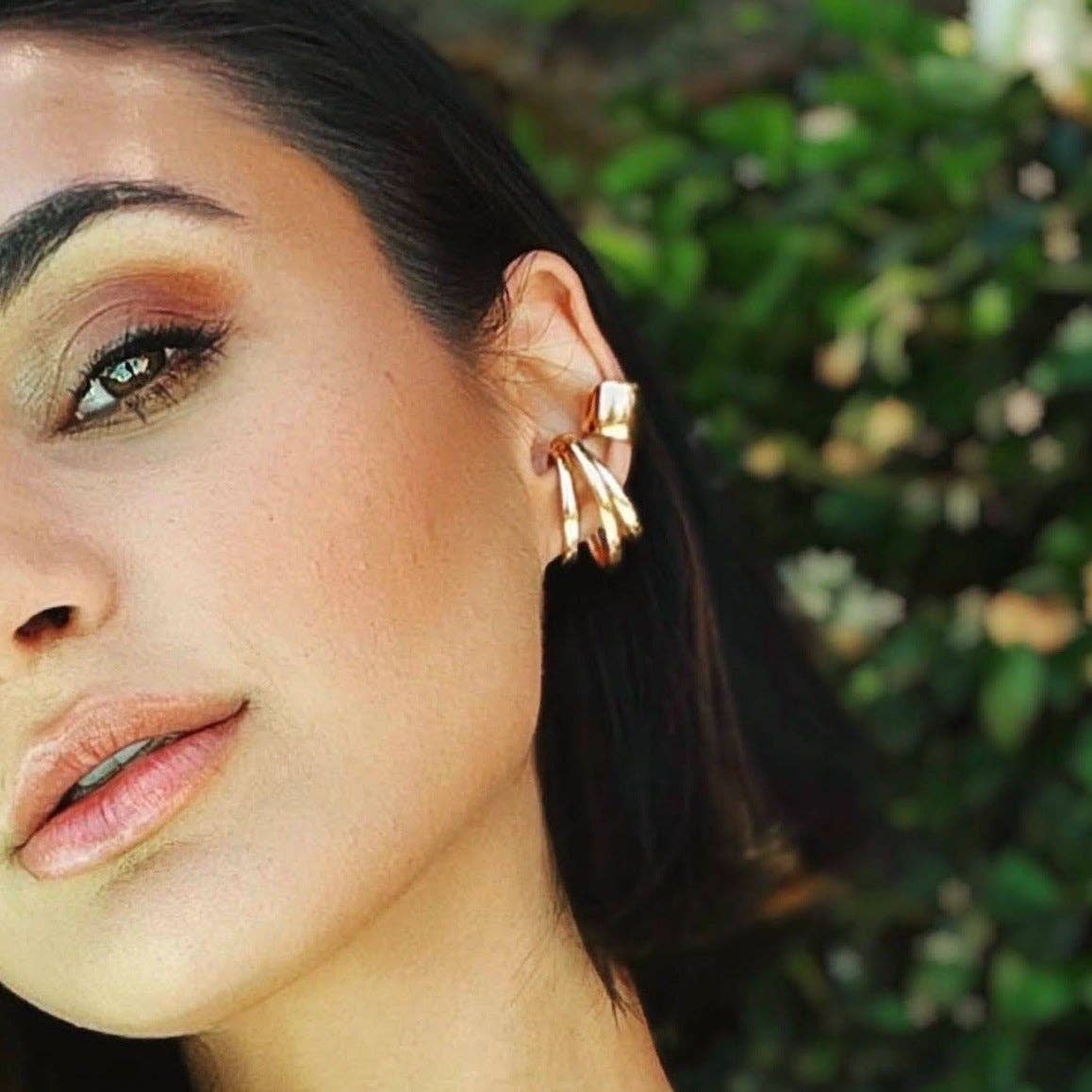 Bague d’oreille délicate à trois fils