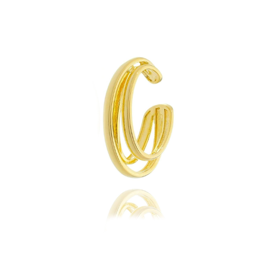Bague d’oreille délicate à trois fils
