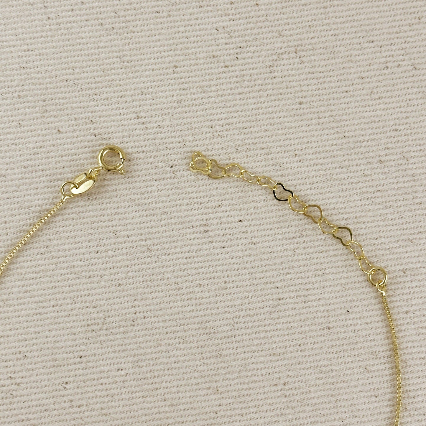Chevillière en or rempli 18k avec micro zircon cubique