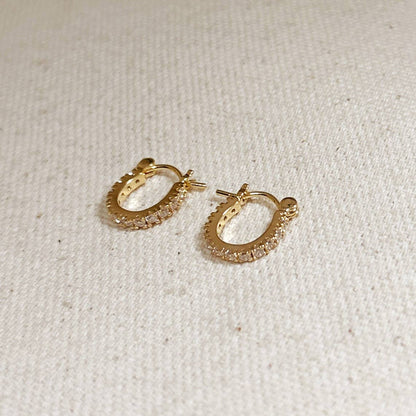 Boucles d'oreilles Mini CZ Clicker