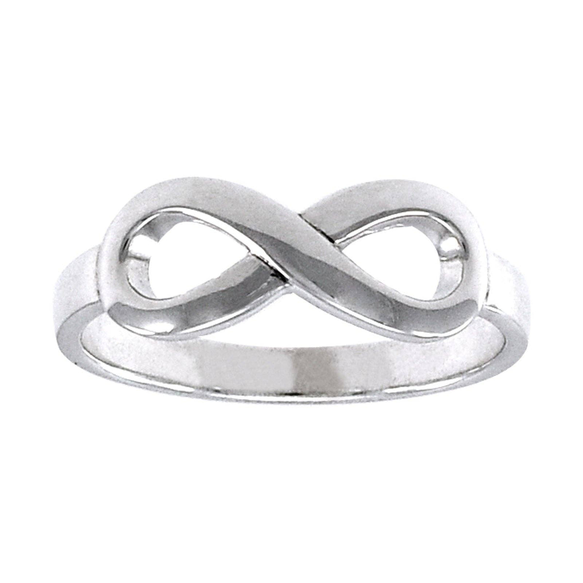 Bague Infinity Band Eternal Love en argent sterling