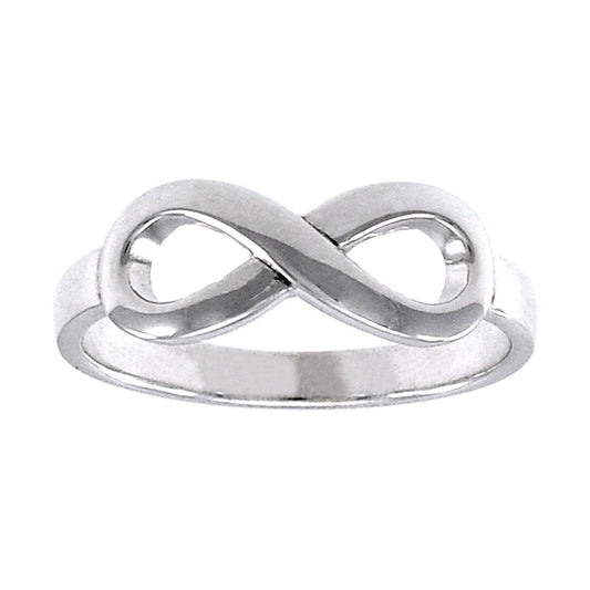 Bague Infinity Band Eternal Love en argent sterling
