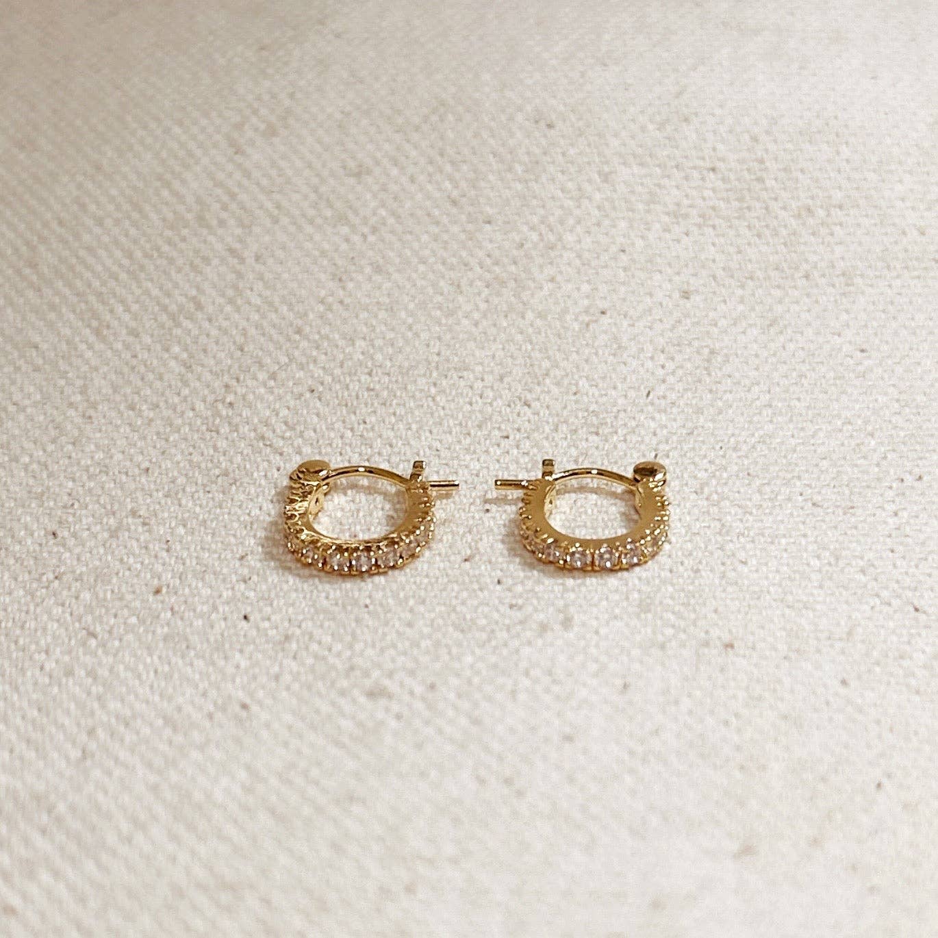 Boucles d'oreilles Mini CZ Clicker