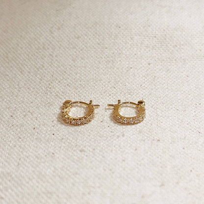 Boucles d'oreilles Mini CZ Clicker
