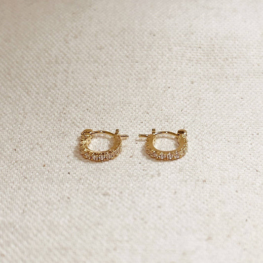 Boucles d'oreilles Mini CZ Clicker