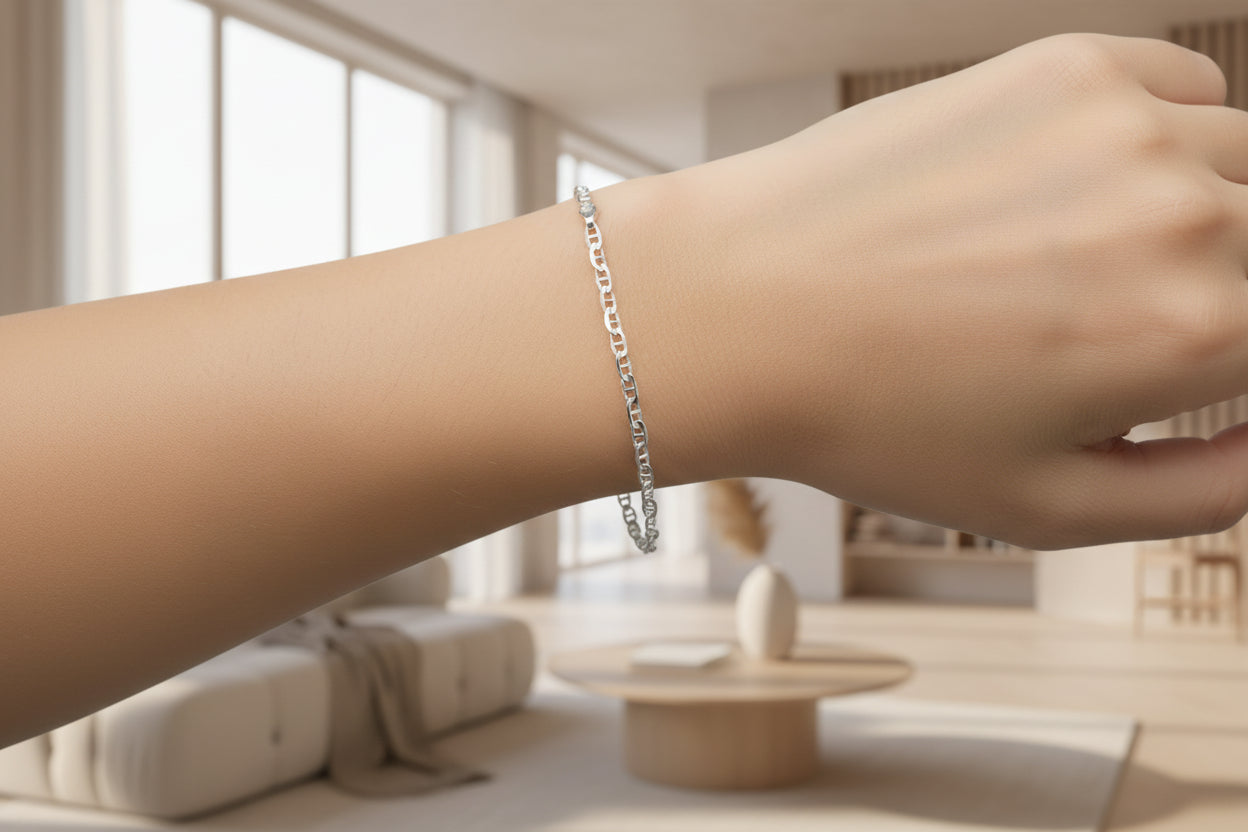 Bracelet mariner argent sterling